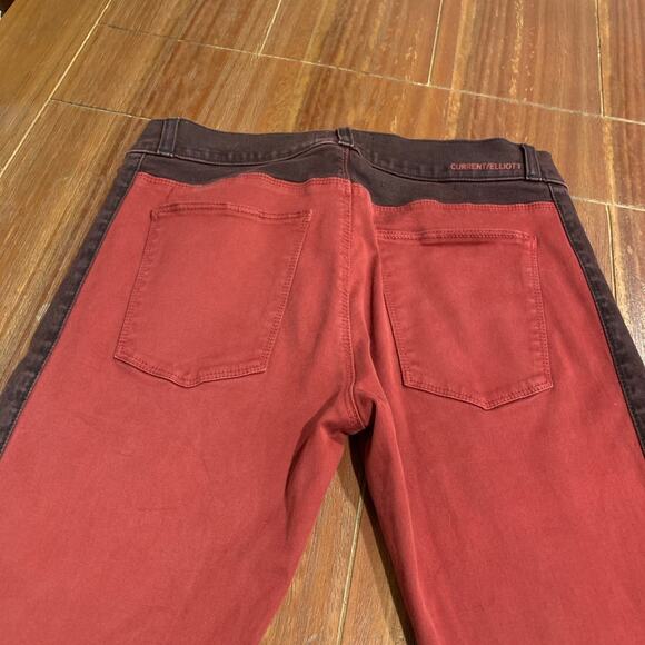 Current/Elliott The Rider Legging Crimson Women’s Jegging Jeans Size 28 - Picture 7 of 9